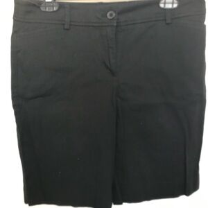 Talbots Black Bermuda Shorts